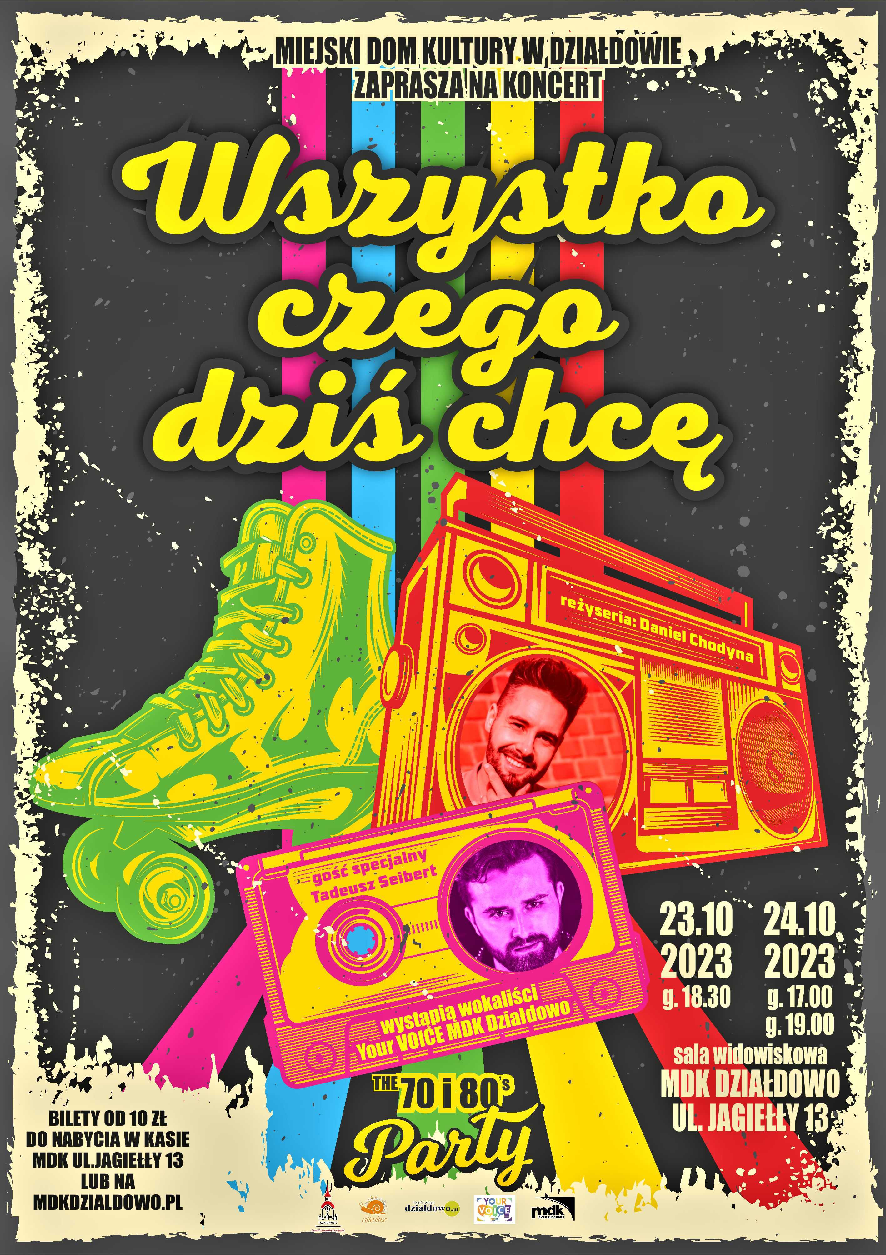 Wszystko Czego Dzi Chc Zapraszamy Na Koncert Do Mdk W Dzia Dowie