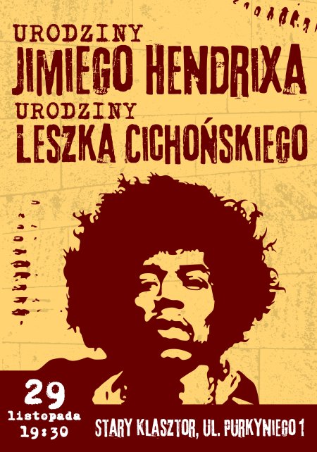 Urodziny Jimiego Hendrixa - urodziny Leszka Cichońskiego - koncert