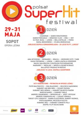 Polsat SuperHit Festiwal 2015 - Dzień 1 - festiwal