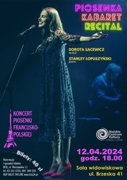 PIOSENKA KABARET RECITAL - koncert