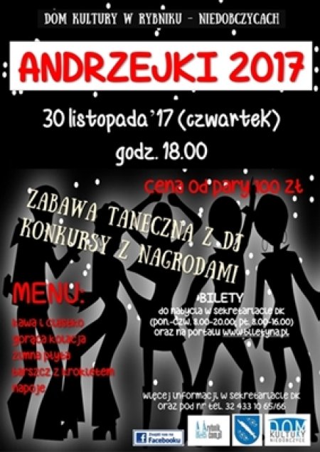 Andrzejki 2017 z DK Niedobczyce - koncert
