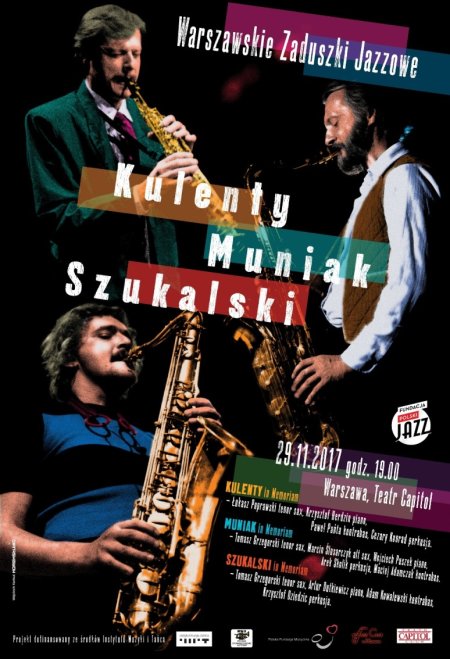 Warszawskie Zaduszki Jazzowe - Kulenty, Muniak, Szukalski - koncert