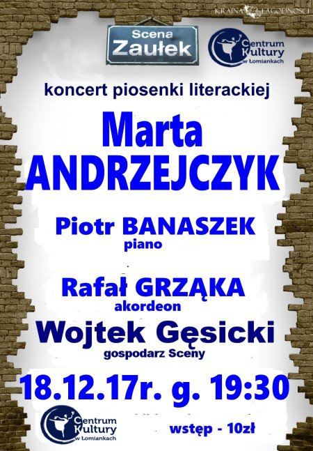Scena Zaułek Marta Andrzejczyk - koncert