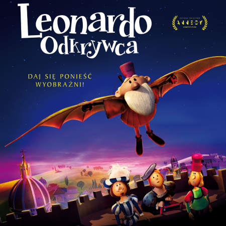 Wielkie Kino dla Małych | Leonardo. Odkrywca |reż. Jim Capobianco, Pierre-Luc Granjon | Francja, USA, Luksemburg, Irlandia 2023 - film