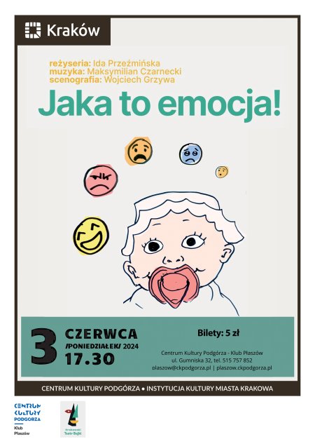 "Jaka to emocja"- Krakowski Teatr Bajki - spektakl