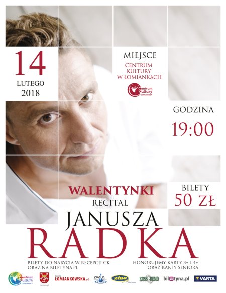 Walentynkowy recital Janusza Radka - koncert