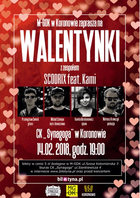 Walentynki z zespołem SCODRIX feat. Kami - koncert