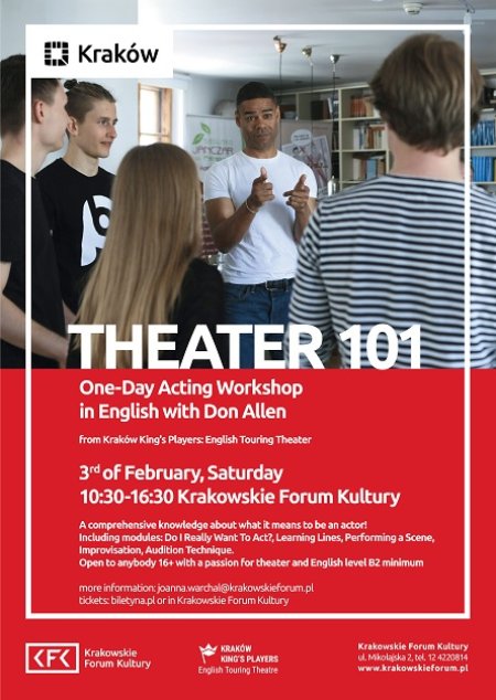 Theater 101 - acting workshop with Don Allen / warsztaty teatralne z Donem Allenem - spektakl