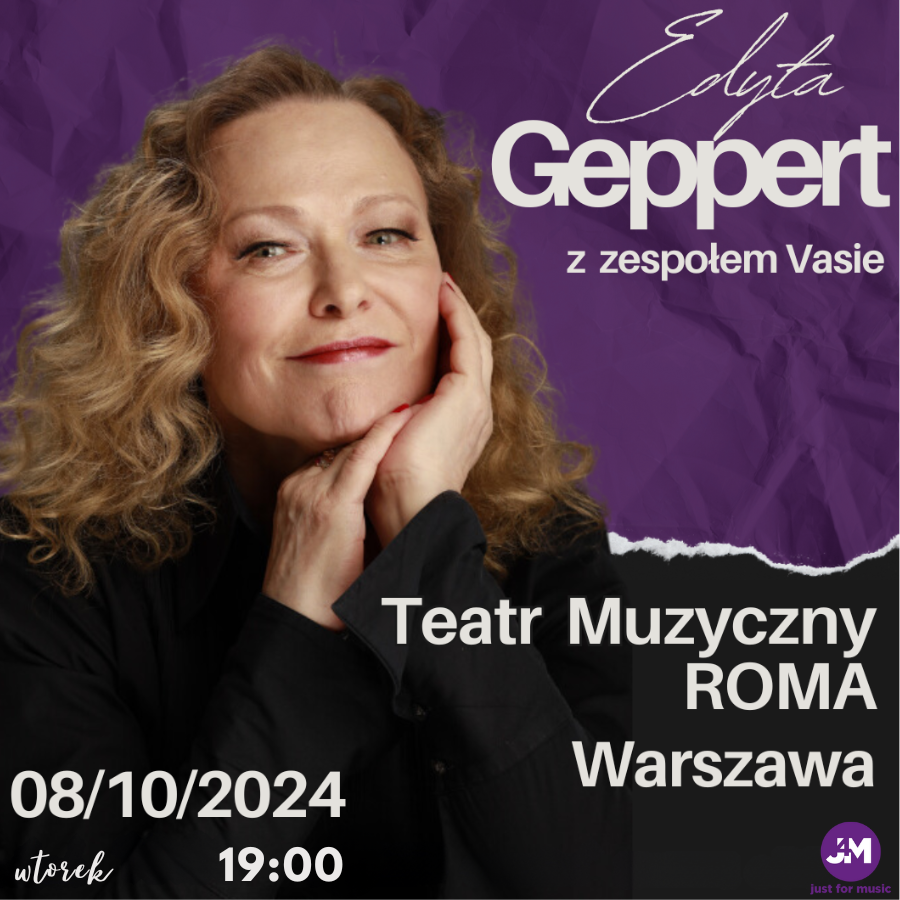 Edyta Geppert z zespołem Vasie Warszawa Kupuj Bilety Online