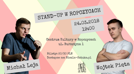Stand-up w Ropczycach: Michał Leja i Wojtek Pięta - stand-up