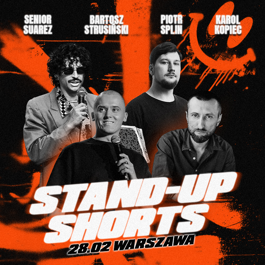 Stand up Shorts Strusiński Splin Suarez Kopiec Warszawa Centrum