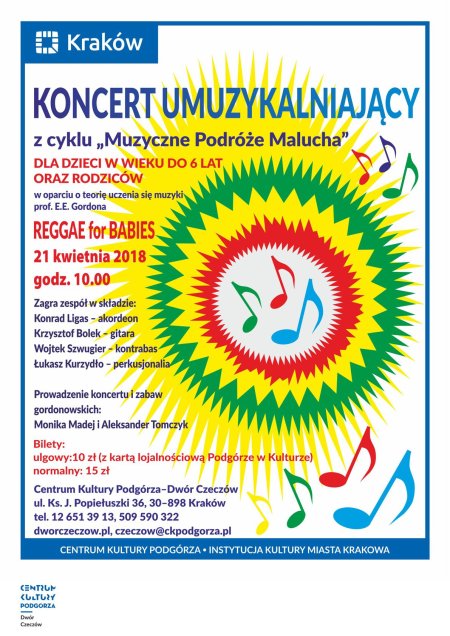 Reggae for babies - koncert gordonowski - koncert