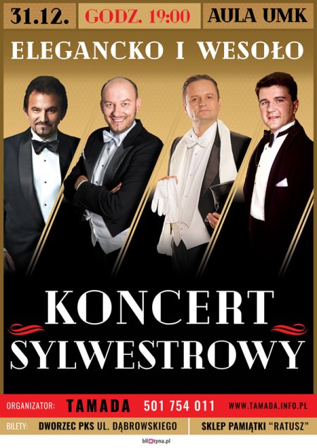 Koncert Sylwestrowy - Elegancko i wesoło - koncert