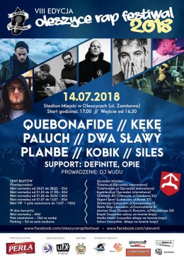 Oleszyce Rap Festiwal 2018 VIII Edycja - koncert