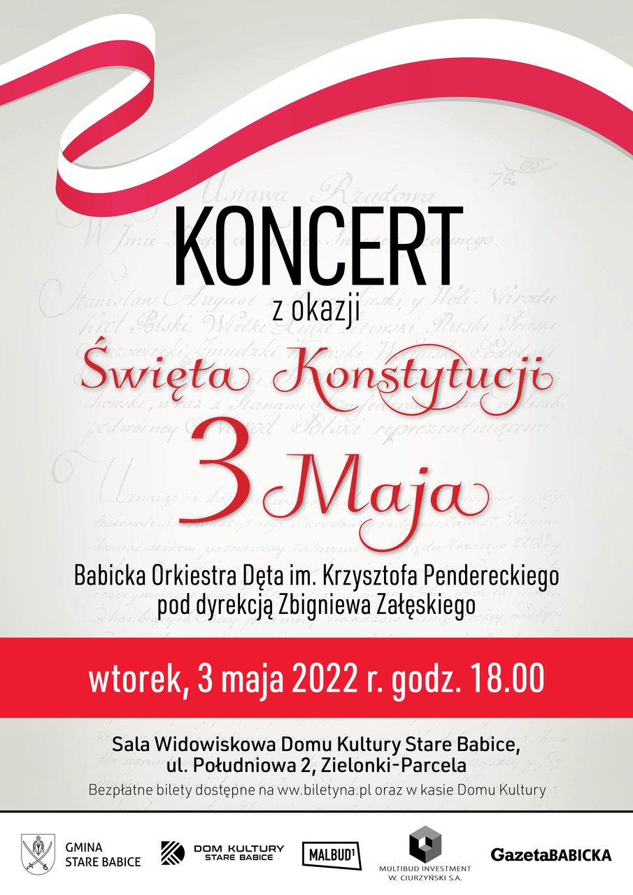 Koncert Z Okazji Wi Ta Konstytucji Maja Zielonki Parcela Kupuj