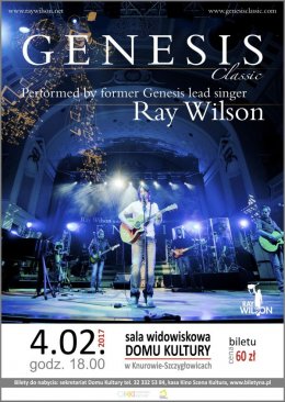 Genesis Classic Performed by former Genesis lead Singer Ray Wilson - koncert
