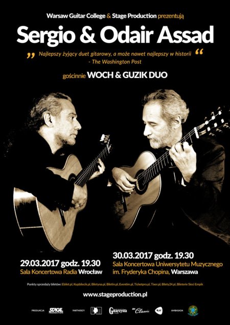 Sergio & Odair Assad, gościnnie Woch & Guzik Duo - koncert