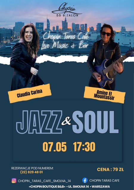 Rooftop Concert Claudia Carina & Amine El Mountassir Jazz & Soul - koncert