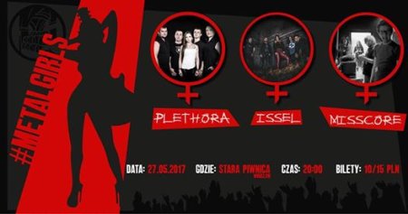 #metalgirls - Plethora, Issel, MissCore - koncert