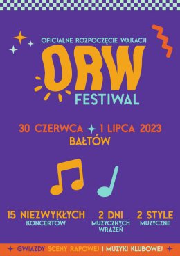 ORW Festiwal - Bilet dwudniowy - festiwal