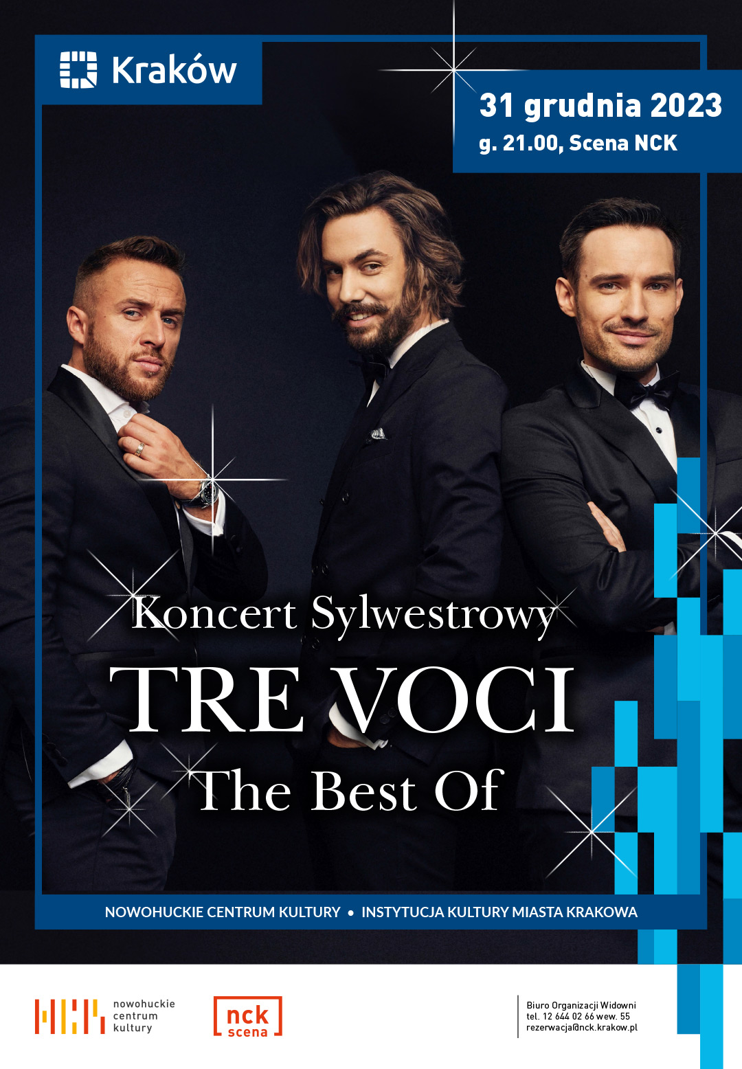 TRE VOCI The Best Of Koncert Sylwestrowy Bilety Online, Opis