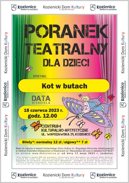 Kot w butach - poranek teatralny - dla dzieci