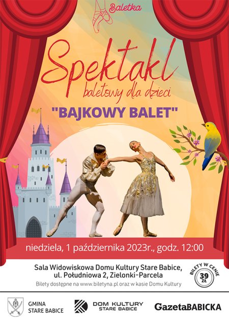 Bajkowy Balet - spektakl baletowy dla dzieci - dla dzieci