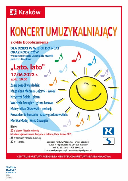 Koncert gordonowski - Bobobrzmienia "Lato, lato" - koncert