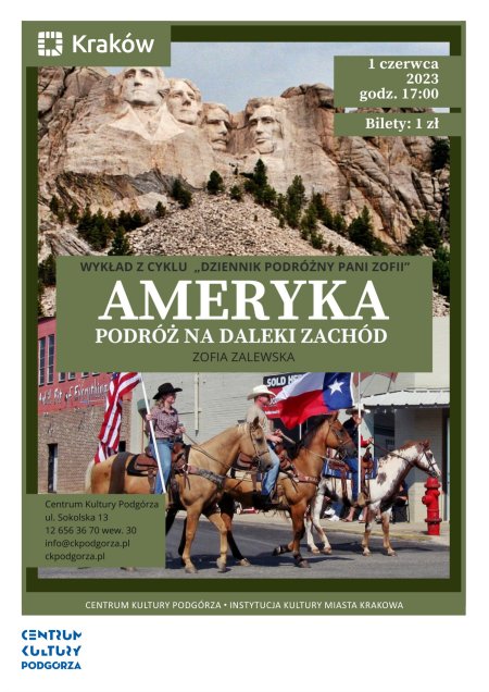 Dziennik Podróżny Pani Zofii „Ameryka - podróż na Daleki Zachód” - wystawa