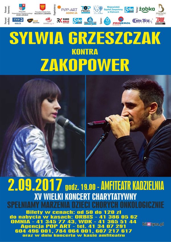 Koncert Charytatywny Sylwia Grzeszczak i Zakopower Bilety Online, Opis, Recenzje 2024