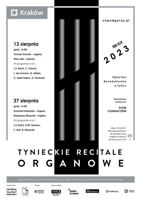 Tynieckie Recitale Organowe ROK XLIX 2023 - koncert