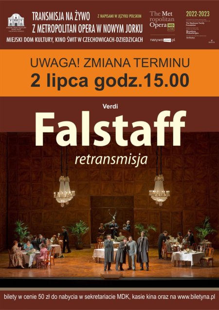 MET: Falstaff. Giuseppe Verdi - spektakl