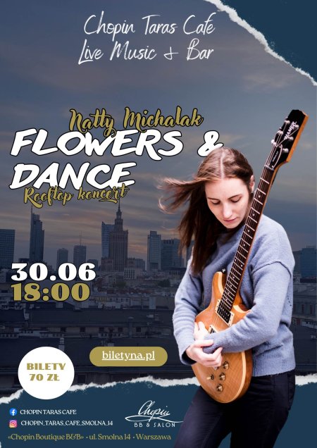 “Flowers & Dance” Rooftop Koncert Natty Michalak - koncert