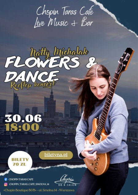 “Flowers & Dance” Rooftop Koncert Natty Michalak - koncert