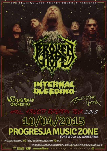 Broken Hope / Internal Bleeding / The Walking Dead Orchestra / Bleeding Utopia - koncert