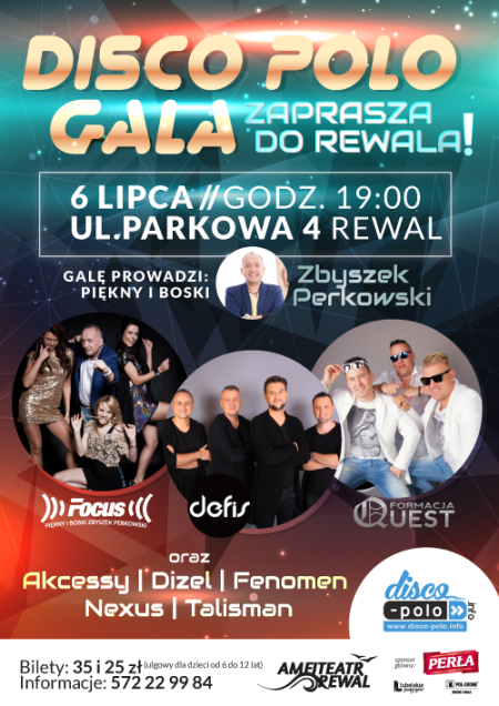 Disco Polo Gala zaprasza do Rewala - koncert