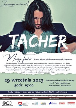 TACHER (Maciej Tacher) - koncert - koncert
