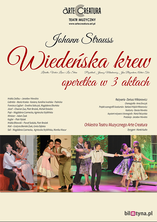 Operetka "Wiedeńska krew" - Arte Creatura Teatr Muzyczny Krosno