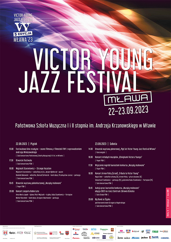 Victor Young Jazz Festival Mława '23 Bilety Online, Opis, Recenzje