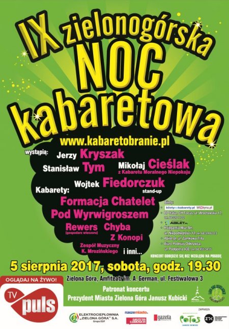 Kabaretobranie 2017 - IX Zielonogórska Noc Kabaretowa - kabaret