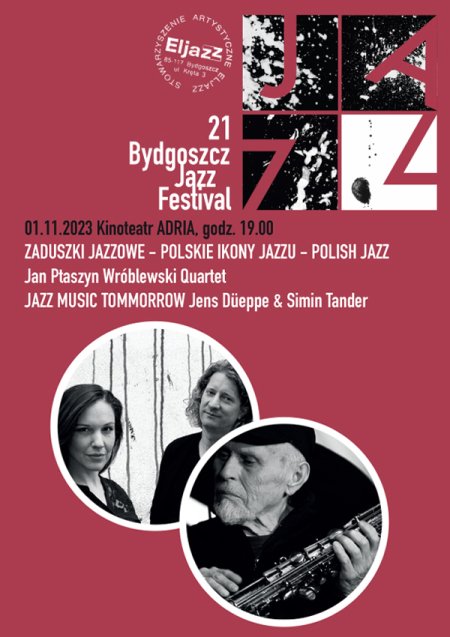 Zaduszki jazzowe: Polskie ikony Jazzu Jan Ptaszyn Wróblewski Quartet - festiwal