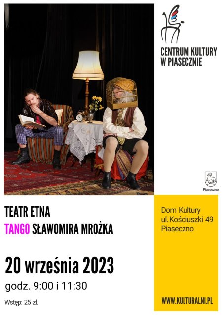 TEATR ETNA. TANGO SŁAWOMIRA MROŻKA - spektakl