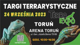 Toruńskie Targi Terrarystyczne Terra Expo Arena Toruń 24 wrzesień - targi