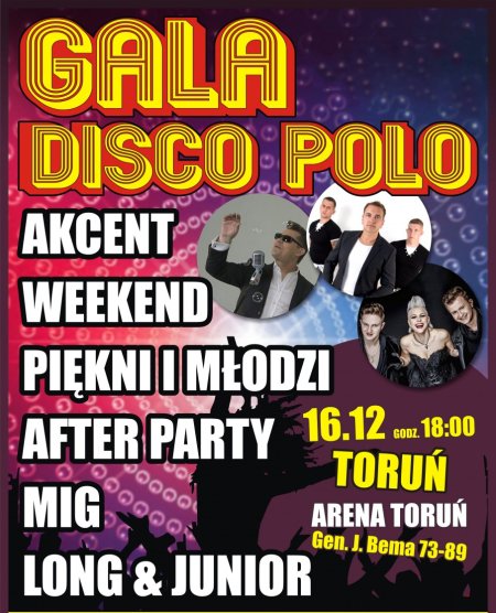 III ŚWIĄTECZNA GALA DISCO POLO - koncert
