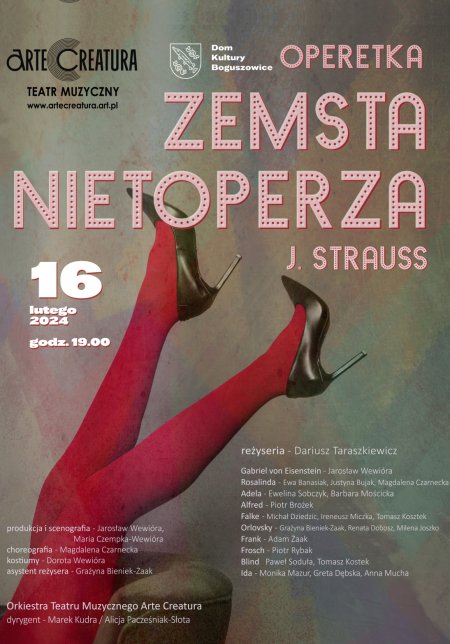 Operetka Zemsta Nietoperza – Scena Dorosłego Widza - opera