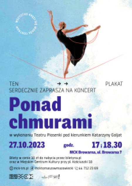 Ponad chmurami- koncert w wykonaniu Teatru Piosenki - koncert