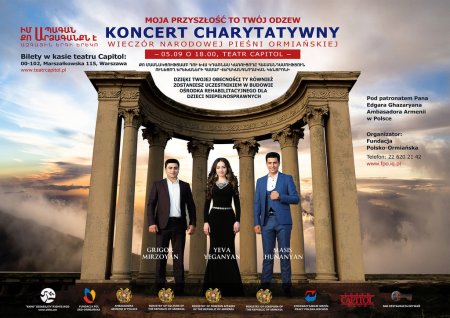 Koncert Charytatywny Narodowej Pieśni Ormiańskiej - koncert
