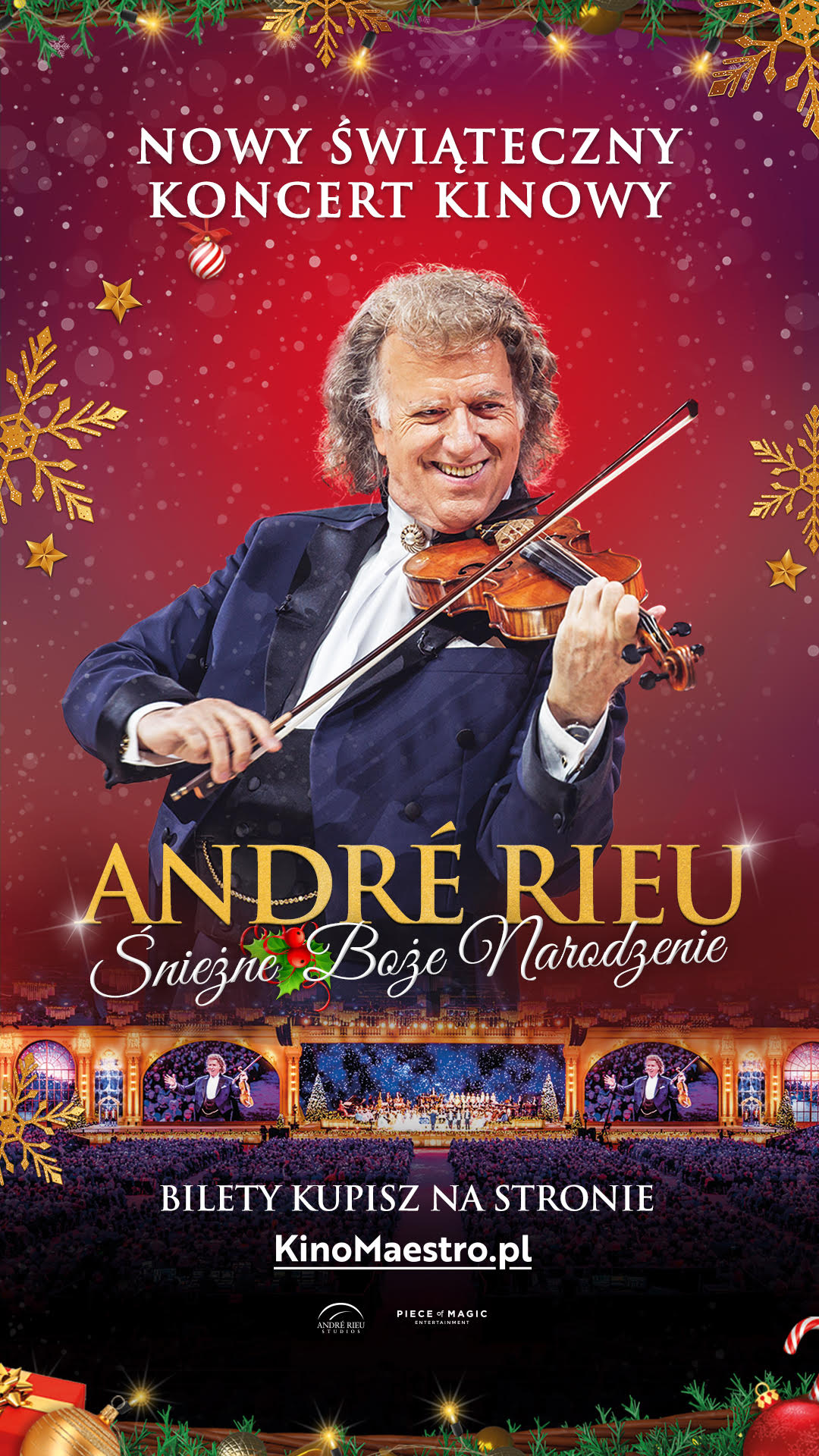 André Rieu Śnieżne Boże Narodzenie. Retransmisja koncertu świątecznego