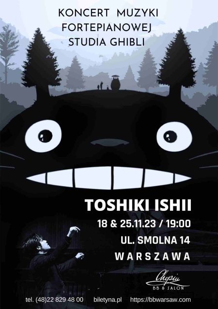 Toshiki Ishii:  Muzyczna podróż do magicznego świata studia Ghibli - koncert