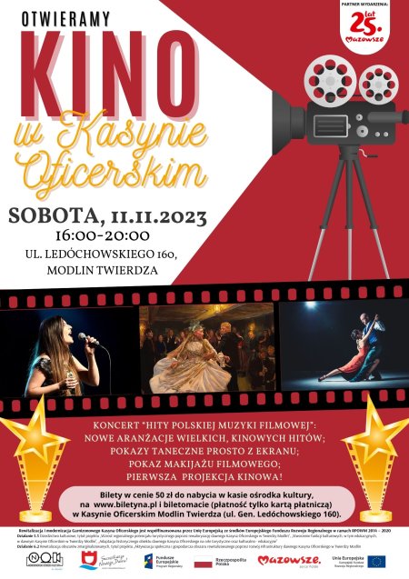 Gala Otwarcia Kina w Kasynie Oficerskim w Modlinie Twierdzy - film